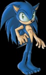 3_toes 5_fingers anthro barefoot big_eyes big_head biped black_nose blue_body blue_fur blue_hair featureless_crotch feet fingers fur green_eyes hair looking_aside looking_at_viewer male nude simple_background solo standing tan_body tan_skin toes toony transparent_background buttercup_saiyan sega sonic_the_hedgehog_(series) sonic_the_hedgehog eulipotyphlan hedgehog mammal alpha_channel