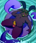 antennae_(anatomy) anthro balls belly big_belly blush bodily_fluids clothing erection eyewear fur genital_fluids genitals hair looking_at_viewer male moobs nude overweight overweight_anthro overweight_male penis purple_body simple_background solo sunglasses swimwear tentacles thick_thighs water_tube overlord_girgy mof_(keeb4) arthropod domestic_silk_moth insect lepidopteran moth 2024 absurd_res artist_name digital_drawing_(artwork) digital_media_(artwork) hi_res shaded signature