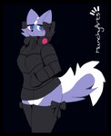 anthro big_breasts black_background bored breasts clothing female fur hoodie legwear looking_at_viewer purple_body purple_fur simple_background solo thick_thighs thigh_highs topwear white_body white_fur sillyniko aggretsuko sanrio shikabane_(aggretsuko) mammal mephitid skunk 2023 digital_media_(artwork) hi_res portrait shaded simple_shading three-quarter_portrait