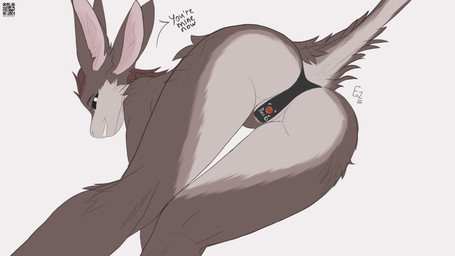 4_ears anthro black_sclera brown_body female female_anthro fluffy hair multi_ear multicolored_body qr_code short_hair simple_background skinny solo tail tail_tuft thigh_gap tuft white_body white_eyes ezzerd avali 16:9 4k absurd_res hi_res widescreen