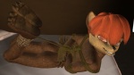 3_toes 3d anthro arms_behind_back arms_tied back_view barefoot bdsm bed bipedal blue_eyes bondage bound breasts cgi female foot_focus full-length_portrait grin hair hands_tied hindpaw hogtied kane01_(artist) looking_at_viewer nude orange_hair paws red_hair rope sally_acorn sega smile soles solo sonic_(series) toes
Rating: Questionable
Score: -1
User: spy02
Date: December 15, 2012