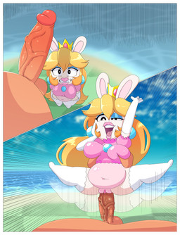 4_fingers anthro anthro_penetrated balls bent_arm big_breasts black_eyes blonde_hair blue_ear_piercing blue_eyeshadow bodily_fluids border breast_grab breasts clenched_teeth clothed clothed_anthro clothed_female clothing crown disembodied_hand duo ear_piercing erection eyeshadow faceless_character faceless_human faceless_male female female_anthro female_focus female_on_human female_penetrated fingers fur gem genital_fluids genitals hair hand_on_breast hand_on_own_face headgear human_on_anthro human_penetrating human_penetrating_anthro humanoid_genitalia humanoid_penis humanoid_vulva interspecies it'll_never_fit larger_human larger_male legwear light lipstick long_ears looking_at_genitalia looking_at_penis lying makeup male male/female male_human male_on_anthro male_penetrating male_penetrating_female mismatched_genitalia mismatched_vulva motion_lines multicolored_body navel noseless on_back open_mouth open_smile outside penetration penile penile_penetration penis penis_in_vagina penis_shadow piercing pink_lipstick pupils ruby_(gem) sapphire_(gem) sex shortstack shortstack_anthro shortstack_female size_difference slightly_chubby slightly_chubby_anthro slightly_chubby_female smaller_anthro smaller_female smile solo_focus speech_bubble standing stockings straight_arm tan_balls tan_body tan_inner_ear tan_penis tan_skin teeth text thick_thighs tongue vaginal vaginal_fluids vaginal_fluids_on_penis vaginal_penetration vein veiny_penis vulva water white_body white_border white_clothing white_fur white_legwear white_pupils white_stockings white_vulva worried_look dangus-llc mario_bros mario_plus_rabbids_kingdom_battle nintendo raving_rabbids rayman_(series) ubisoft rabbid_peach human lagomorph mammal rabbid 2020 absurd_res artist_name colored comic crossover digital_media_(artwork) english_description english_text hi_res lighting shaded