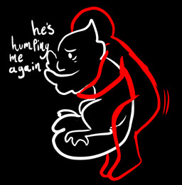 abuse ambiguous_gender anthro beak childhood_trauma duo faceless_character faceless_human forced humping spooning trauma vent_art young mousechop avian bird human humanoid mammal hi_res