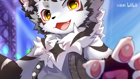 anthro black_body black_fur black_markings disc_jockey duo electronics fade_in fade_out fur heterochromia kemono male markings microphone red_eyes slim_anthro slim_male white_body white_fur yellow_eyes hlg7777 bilibili gintan yupitel ailurid felid mammal pantherine red_panda tiger 16:9 2025 2d_animation animated hi_res motion_tweening short_playtime sound video watermark widescreen