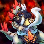 2012 3_toes abstract_background anal blue_body blush cum duo feraligatr gay green_eyes haychel hindpaw lucario male nintendo nude open_mouth paws penis pokémon red_eyes sex soles standing video_games
Rating: Explicit
Score: 22
User: Equus
Date: August 03, 2012
