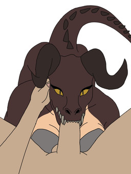 anthro anthro_penetrated armor brown_body brown_scales duo fellatio female female_on_human female_penetrated first_person_view horn human_on_anthro human_penetrating human_penetrating_anthro human_penetrating_female human_pov interspecies male male/female male_on_anthro male_penetrating male_penetrating_anthro male_penetrating_female male_pov oral oral_penetration penetrating_pov penetration penile penile_penetration penis_in_mouth scales sex tail teeth toothy_fellatio yellow_eyes anton06109296 fallout microsoft guersilia deathclaw human humanoid mammal scalie 3:4