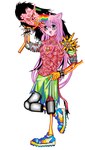 ambiguous_gender blood bodily_fluids body_horror bone bracelet female gore group hair heart_symbol jewelry long_hair pink_hair smile spiked_bracelet spikes trio alunka animal_humanoid cat_humanoid felid felid_humanoid feline feline_humanoid humanoid mammal mammal_humanoid hi_res