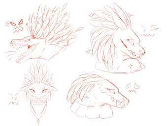 anthro bodily_fluids breasts cross-popping_vein facial_piercing feather_hair feathered_crest feathers female head_crest jewelry looking_at_viewer necklace non-mammal_breasts nose_piercing nose_ring one_eye_closed piercing pseudo_hair ring_piercing septum_piercing septum_ring sharp_teeth side_boob smile smiling_at_viewer solo sparkles sweat sweatdrop teeth wink spartankay515 halo_(series) microsoft xbox_game_studios zir-zen alien ibie'shan kig-yar scalie 4:3 expression_sheet hi_res monochrome