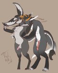 2020 anthro antlers ardentdrako balls bared_teeth bdsm big_penis canid canine claws digitigrade dominant dominant_male dragon duo femboy fennec_fox fox fur genitals glans grey_body grey_fur hand_on_tail hi_res hobkin hollow_(minikane) horn humanoid_genitalia humanoid_penis hybrid jackalope knot lagomorph leash long_ears long_tail male male/male mammal minikane mythological_creature mythological_scalie mythology penis penis_size_difference petplay pink_glans pink_nose pink_penis redmok reptile roleplay scalie showing_teeth size_difference small_dom_big_sub submissive submissive_male tail thick_thighs true_fox white_balls white_body white_fur white_penis wingless_dragon