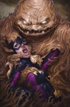 bat_symbol blonde_hair blue_eyes bodysuit clay clothing duo empty_eyes female hair interspecies mask mud not_furry open_mouth skinsuit tan_body tan_skin tight_clothing tongue artgerm batman_(series) dc_comics batgirl clayface stephanie_brown clay_creature elemental_creature human mammal mineral_fauna monster mud_creature 2010