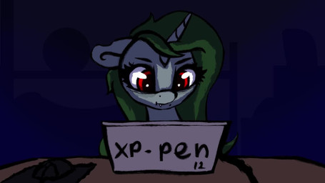 blue_screen_of_death fangs female feral green_hair grey_body hair horn red_eyes solo teeth darbedarmoc friendship_is_magic hasbro my_little_pony mythology applejack_(mlp) big_macintosh_(mlp) fan_character minerva_macabre equid equine horse mammal mythological_creature mythological_equine pony unicorn 16:9 animated high_framerate meme short_playtime sound video widescreen incest_(lore)