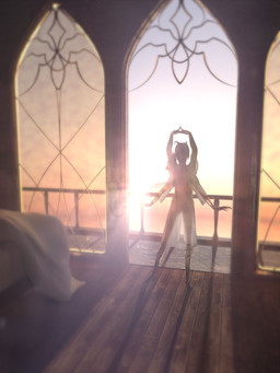 4_arms andromorph bedroom intersex light morning multi_arm multi_limb nightgown_only prince_orpheus solo sunlight synarch mackswell arthropod humanoid insect 3:4 hi_res