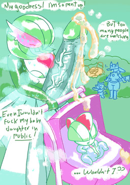 age_difference anthro being_watched big_penis blush bodily_fluids dripping exhibitionism female foreskin genital_fluids genitals glans group gynomorph huge_penis humanoid_genitalia humanoid_penis hyper hyper_genitalia hyper_penis intersex intersex/female looking_at_another neonate nipple_outline older_gynomorph older_intersex penis precum precum_drip profanity public public_exposure retracted_foreskin steam stroller text thought_bubble vein veiny_penis young young_female younger_female sneakydickey nintendo pokemon gardevoir generation_3_pokemon generation_4_pokemon generation_7_pokemon humanoid lucario pheromosa pokemon_(species) ralts riolu ultra_beast 2026 digital_media_(artwork) english_text hi_res daughter_(lore) incest_(lore) incestuous_temptation_(lore) mother_(lore) mother_and_child_(lore) mother_and_daughter_(lore) parent_(lore) parent_and_child_(lore) parent_and_daughter_(lore)