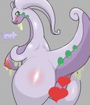 anthro anus big_breasts breasts butt female genitals heart_censor heart_symbol pussy solo tail crossman mythology nintendo pokemon dragon generation_6_pokemon goodra mythological_creature mythological_scalie pokemon_(species) scalie censored hi_res