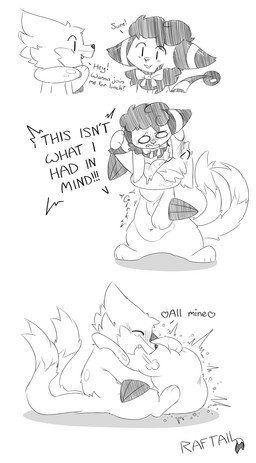 2_tails ambiguous_anthro ambiguous_gender ambiguous_pred ambiguous_prey anthro anthro_pred anthro_prey arm_fin asking_another belly belly_on_ground belly_squish big_belly biped black_text bloated blush blush_lines bodily_fluids body_in_mouth bow_ribbon bow_tie bow_tie_only breath cheek_blush cheek_tuft cloud_emanata dialogue dipstick_tail dripping drooling drooling_tongue duo emanata eyes_closed facial_tuft featureless_chest feet feet_first feral fin fluffy fluffy_tail frown fully_inside fur gulp_(sound_effect) hair hand_on_belly hand_on_own_belly hands_on_own_belly head_tuft heart_reaction heart_symbol huge_belly looking_well-fed markings monotone_background mostly_nude motion_lines multi_tail navel neck_bow_only neck_ribbon neck_ring neck_tuft nose_blush nude_ambiguous nude_anthro open_frown open_mouth open_smile oral_vore partially_inside pushing_in ring_(marking) ringed_ears ringed_tail rumbling_stomach saliva saliva_drip saliva_on_body saliva_on_tongue same_size_vore satisfied_look semi-anthro shadow shocked short_hair shortened_sound_effect side_view simple_background sitting sitting_on_ground smile soft_vore sound_effect_variant sound_effects squish standing striped_ears striped_markings striped_tail stripes swallowing swallowing_sound_effect tail tail_markings tail_orb talking_to_another tapering_tail text three_frame_sequence tongue tongue_out tuft unwilling_prey vore vowelless vowelless_sound_effect white_background wide_eyed wool_hair raftail nintendo pokemon raf_(raftail) bovid buizel caprine flaaffy generation_2_pokemon generation_4_pokemon mammal mustelid pokemon_(species) 2025 absurd_res artist_name digital_drawing_(artwork) digital_media_(artwork) english_description english_text full-length_portrait greyscale hi_res monochrome portrait sequence