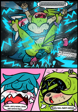 3_toes anal anal_orgasm anal_penetration anthro balls blue_body blue_fur blush bodily_fluids breasts butt clothing cum cum_inside dialogue duo ear_piercing ear_ring ejaculation electric_shock electricity feet female female_orgasm flushed footwear fur genital_fluids genitals green_body green_fur hair hands-free male male/female messy_hair nipples nude nude_anthro nude_female nude_male orgasm orgasm_face out_of_breath penetration penis piercing pink_clothing pink_footwear pink_socks quills_(anatomy) ring_piercing sarcasm screaming screaming_orgasm sex simultaneous_orgasms socks speech_bubble spread_legs spreading strip_game strip_games strip_gaming sweat sweatdrop sweaty_breasts sweaty_butt sweaty_legs sweaty_thighs text tired toes vaginal_fluids vaginal_squirting kaokaoarts oddkao idw_publishing sega sonic_the_hedgehog_(comics) sonic_the_hedgehog_(idw) sonic_the_hedgehog_(series) kitsunami_the_fennec surge_the_tenrec afrosoricid canid canine fennec_fox fox mammal tenrec true_fox absurd_res comic english_text hi_res
