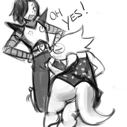 alphys anthro dinosaur duo eyewear fellatio female glasses lizard lumineko machine mettaton oral pussy reptile robot scalie sex sketch undertale video_games

Rating: Explicit
Score: 2
User: lumineko
Date: March 14, 2016