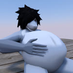 5_fingers anthro belly digestion fingers hair male male_pred nude open_mouth rumbling_stomach solo vore rifykoh eva_marinda fish marine shark 1:1 2019 3d_(artwork) 3d_animation animated digital_media_(artwork) hi_res short_playtime sound webm