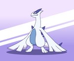 00freeze00 6:5 absurd_res ambiguous_gender biped digitigrade featureless_crotch feral generation_2_pokemon hi_res legendary_pokemon long_neck long_tail lugia nintendo pokemon pokemon_(species) simple_background solo standing tail tailbutt tapering_tail thick_tail three-quarter_view