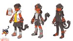 ambiguous_gender anthro armor bangs bottomwear claws clothed clothing finger_claws footwear fully_clothed hair jacket pants pawpads pointy_ears prick_ears shoes shorts solo tail tail_tuft toe_claws topwear tuft katherine_murray dollightful_(copyright) nintendo pokemon litten_(dollightful) generation_7_pokemon litten pokemon_(species) 16:9 concept_art full-length_portrait hi_res portrait widescreen