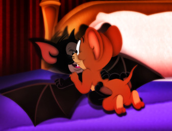anal anal_penetration bed butt duo furniture male male/male male_penetrated male_penetrating male_penetrating_male membrane_(anatomy) membranous_wings penetration pillow sex wings amegared metro-goldwyn-mayer tom_and_jerry jerry_mouse vampire_bat_(the_tom_and_jerry_show_2014) bat house_mouse mammal mouse murid murine rodent vampire hi_res