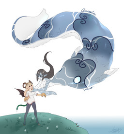 after_vore apode blonde_hair blue_body bones_in_stomach clothing female female_pred flying group hair legless mass_vore multiple_prey serpentine shirt simple_background split_form topwear vore white_background white_clothing white_shirt white_topwear wings 4kkc draconcopode humanoid lamia reptile scalie snake 2023 absurd_res hi_res