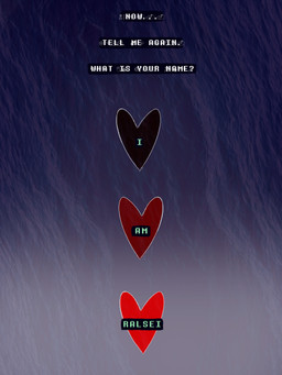 abstract_background blue_background dialogue ellipsis gradient_background heart_symbol not_furry offscreen_character question_mark simple_background speech_bubble talking_to_another text white_background zero_pictured cranky2306 deltarune undertale_(series) soul_(undertale) 2025 3:4 absurd_res comic english_text hi_res