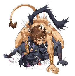 ahegao alternate_species anthro blush duo furrification gynomorph gynomorph/male gynomorph_penetrating gynomorph_penetrating_male hand_on_head heart_symbol holding_head intersex intersex/male intersex_penetrating intersex_penetrating_male looking_pleasured male male_penetrated nude penetration pinned pinned_head pinned_to_ground sex simple_background smile tail tail_tuft tongue tongue_out tuft white_background telson nintendo pokemon juliana_(pokemon) kieran_(pokemon) felid feline lion mammal pantherine 2026 digital_drawing_(artwork) digital_media_(artwork) hi_res