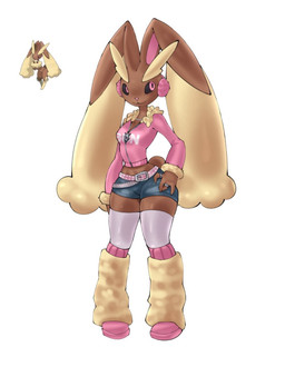 anthro clothing female female_anthro pokemorph simple_background solo standing streetwear thick_thighs white_background wide_hips astrodraws nintendo pokemon generation_4_pokemon lagomorph lopunny mammal pokemon_(species) hi_res