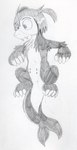 chest_tuft claws fangs featureless_crotch feral looking_aside lying male multi_nipple nipples on_back tail teats teeth tuft teochronico moonstone_(teochronico) cetacean chimera hybrid mammal marine reptile scalie snake 2022 graphite_(artwork) hi_res traditional_media_(artwork)