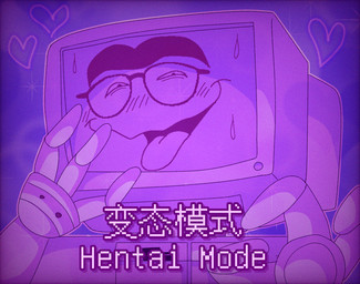 anthro blush bodily_fluids claws computer electronics eyewear for_a_head glasses heart_symbol looking_at_viewer machine male not_furry open_mouth pink_lighting reaching_towards_viewer screen screen_face simple_background solo sweat sweatdrop text tongue tongue_out saltypupcake the_electric_state pc_(the_electric_state) monitor_head object_head robot screen_head chinese_text digital_media_(artwork) english_text hi_res