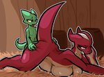 angry anthro barn big_breasts breasts butt butt_grab dragon duo female from_behind_position green_body green_eyes hair hand_on_butt hi_res horn kobold kobold_adventure lizard looking_pleasured male male/female micro moe_(kobold_adventure) mythological_creature mythological_scalie mythology non-mammal_breasts open_mouth pregnant purple_eyes raised_tail reptile ruby_(kobold_adventure) scalie sex size_difference tail tongue tongue_out trufzn white_hair wood yellow_sclera