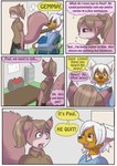 2015 anthro babystar biped comic detailed_background dialogue digital_media_(artwork) duo english_text eyewear female fur gemma_polson glasses hair hi_res mammal open_mouth rodent sciurid shido_sinclaire standing text tree_squirrel
