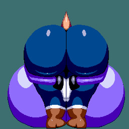 anthro big_breasts big_butt black_bracelet boots bottomwear bracelet breasts butt butt_heart clothing denim denim_bottomwear denim_clothing dog_tail female footwear gloves handwear huge_breasts huge_butt huge_hips jeans jewelry pants purple_clothing purple_shirt purple_topwear shirt shoes simple_background socks solo topwear white_clothing white_gloves white_handwear wide_hips firesprites praise_da_booty_(meme) fan_character ivy_(sonicoc) canid canine canis cockapoo domestic_dog mammal mixed_breed 1:1 absurd_res hi_res