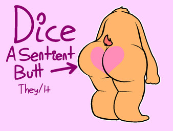 ambiguous_gender anthro big_butt body_part_transformation butt butt_transformation buttsona headless heart_on_butt heart_symbol living_butt sentient_butt solo brrrrph brrrrph_(oc)
