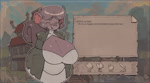 anthro big_breasts bouncing_breasts breasts building clothed clothing dialogue elderly elderly_female eyes_closed eyewear female fluffy fluffy_tail fully_clothed gameplay_mechanics glasses grey_hair hair house huge_breasts mature_female menu_screen short_loop smile solo tail text_box user_interface kgblagden subhueman auntie_acorn mammal rodent sciurid tree_squirrel animated no_sound short_playtime unavailable_at_source webm