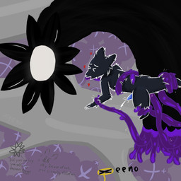 anal anal_penetration black_body black_fur bodily_fluids cum dominant dominant_male duo ejaculation feral fur genital_fluids genitals hands-free heart_symbol hearts_around_head held_by_legs held_by_tail held_by_waist held_up male male/male oral oral_penetration penetration penis sex shaking tail tentacle_in_ass tentacle_in_mouth tentacle_penetration tentacle_sex tentacles text trembling xeeno rain_world videocult the_prince_(rain_world) watcher_(rain_world) rot_(rain_world) sentient_rot_(rain_world) slugcat 1:1 hi_res