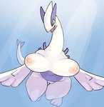 anthro anthrofied areola big_breasts biped breasts female genitals nipples nude pokemorph pussy solo tail solterv nintendo pokemon generation_2_pokemon legendary_pokemon lugia pokemon_(species)