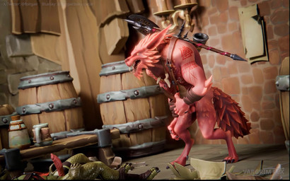 anthro anthro_on_anthro armor aroused axe barbarian bodily_fluids duo ear_piercing floor genital_fluids genitals green_body green_skin male male/male peeing peeing_on_penis penis piercing public red_body red_skin stone_floor tribal urine urine_on_penis warehouse watersports weapon wood foirgairwolf epic_games fortnite mythology howlark_(foirgairwolf) hybrid_(fortnite) canid canine dragon mammal mythological_canine mythological_creature mythological_scalie scalie werecanid werecanine werecreature werewolf 16:10 3d_(artwork) 3d_animation animated blender_(artwork) blender_cycles_(artwork) digital_media_(artwork) hi_res huge_filesize long_playtime sound video widescreen