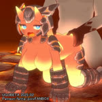 anthro blush bouncing_breasts breasts butt duo female interspecies lava male male/female male_penetrating nude penetration sex rmtwo elemental_creature human humanoid lava_creature mammal mineral_fauna 1:1 animated short_playtime sound webm