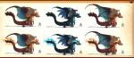 ambiguous_gender claws duo feral grid_layout head_crest head_spikes horn membrane_(anatomy) membranous_wings scales simple_background solo_focus spikes spikes_(anatomy) tail wings arvalis european_mythology mythology nintendo pokemon charizard dragon generation_1_pokemon generation_6_pokemon mega_charizard mega_charizard_x mega_charizard_y mega_evolution mythological_creature mythological_scalie pokemon_(species) scalie western_dragon 2014 digital_media_(artwork) hi_res multiple_versions