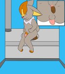 anthro detailed_background feces fur genitals hair male penis scatplay sitting solo yourfur nintendo pokemon cinderace generation_8_pokemon pokemon_(species) shiny_pokemon 2020 archived_source digital_drawing_(artwork) digital_media_(artwork) hi_res