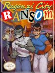 2013 alex_(river_city_ransom) anthro canid canine clothing english_text eyewear fence giraffe giraffid group hi_res kunio-kun male mammal mouse murid murine parody pipe pose reptile river_city_ransom rodent ryan_(river_city_ransom) scalie text zillford