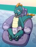 animal_pool_toy bodily_fluids bulge claws clothed clothing creature_print cum cum_in_diaper diaper diaper_only erection erection_in_diaper genital_fluids genitals inflatable inflatable_ride inflatable_support looking_at_viewer male on_pool_toy pattern_diaper penis pool_toy print_diaper purple_diaper sitting sitting_on_pool_toy solo star star_pattern star_polygon star_print starry_diaper supported_tail swimming_pool thin_diaper topless unclean_diaper water wearing_diaper blankieplush tyrone_(zoran) dinosaur elephant elephantid haplorhine inanimate_object mammal monkey prehistoric_species primate proboscidean reptile scalie absurd_res hi_res