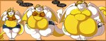 anthro areola basic_sequence belly belly_expansion belly_overhang big_areola big_belly big_cheeks big_moobs biped black_speech_bubble blorp bottomwear bulge cellphone chubby_cheeks clothed clothing crop_top cropped_hoodie dart electronics expansion fat_arms fat_legs fat_rolls femboy holding_cellphone holding_object holding_phone holding_smartphone hotpants huge_areola hyper lips lipstick looking_at_viewer makeup male male_anthro moobs morbidly_obese morbidly_obese_anthro morbidly_obese_male navel nipples obese obese_anthro obese_male onomatopoeia overweight overweight_anthro overweight_male phone rumbling_stomach serum shirt shorts slightly_chubby smartphone solo sound_effects speech_bubble tail text thick_thighs topwear weight_gain white_body wide_hips yellow_belly yellow_lips yellow_nipples theawesomefoxguy mythology dragon mythological_creature mythological_scalie scalie 2024 absurd_res english_text hi_res multiple_images sequence