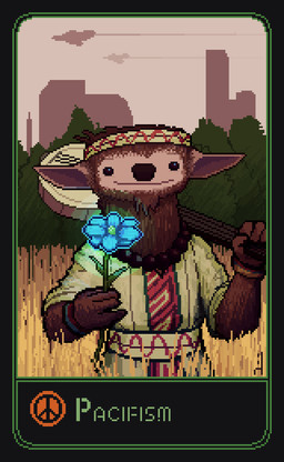 accessory banjo_(instrument) field flower forest grass headband holding_flower holding_object musical_instrument object_on_shoulder offering_flower plant plucked_string_instrument string_instrument tree kepchuk paradox_interactive stellaris mammal mammalian_(stellaris) mammalian_6 digital_media_(artwork) pixel_(artwork)