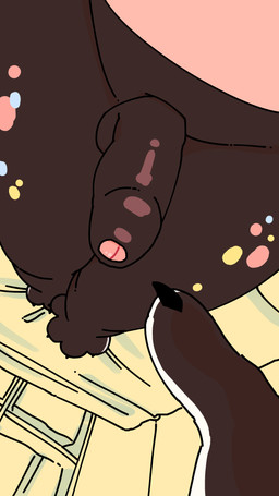 anthro balls bed bedroom bottomless brown_body brown_eyes cel-shaded claws clothed clothing curly_hair detailed_background duo erection foreskin furniture genitals hair humanoid_genitalia humanoid_penis male markings multicolored_spots paws penis shirt shota spots toony topwear white_hair white_markings young conditional_dnp furward_thinker amos_(furward_thinker) ezra_(furward_thinker) domestic_cat felid feline felis mammal 2025 4k 9:16 absurd_res colored digital_drawing_(artwork) digital_media_(artwork) hi_res shaded