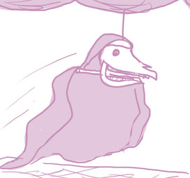ambiguous_form puppet puppet_show simple_background solo stage string ficficponyfic monster monochrome pink_and_white purple_and_white