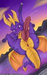 anus butt erection flying genitals looking_at_viewer male penis presenting slit_penis solo magnificent-arsehole activision mythology spyro_the_dragon spyro dragon mythological_creature mythological_scalie scalie 5:8 hi_res