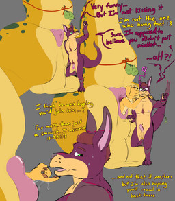 anal anal_hand_gulp anal_vore anal_vore_invitation anthro anus ass_up dialogue duo endosoma feral gaping gaping_anus group hand_reaching holidays kissing kissing_cheek male male/male mistletoe plant puffy_anus raised_tail safe_vore size_difference tail text trio vore willing_pred willing_prey rhodesy christmas mythology rhodesy_(character) canid canine dragon kangaroo macropod mammal marsupial mythological_creature mythological_scalie scalie absurd_res english_text hi_res